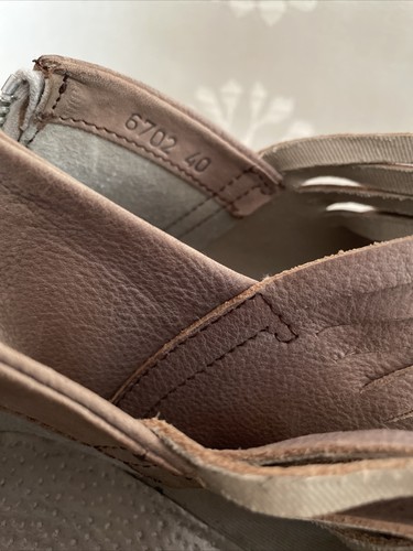 Free People Lost Valley Leather Ankle Booties Taupe Sz 40 - Picture 3 of 11