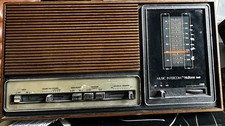 NuTone Vintage Intercom AM/FM Radio with Analog Tuning and Wood Case