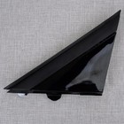 Gloss Black Left Door Mirror Flag Cover Molding Trim Fit for Fiat 500 2012-2017
