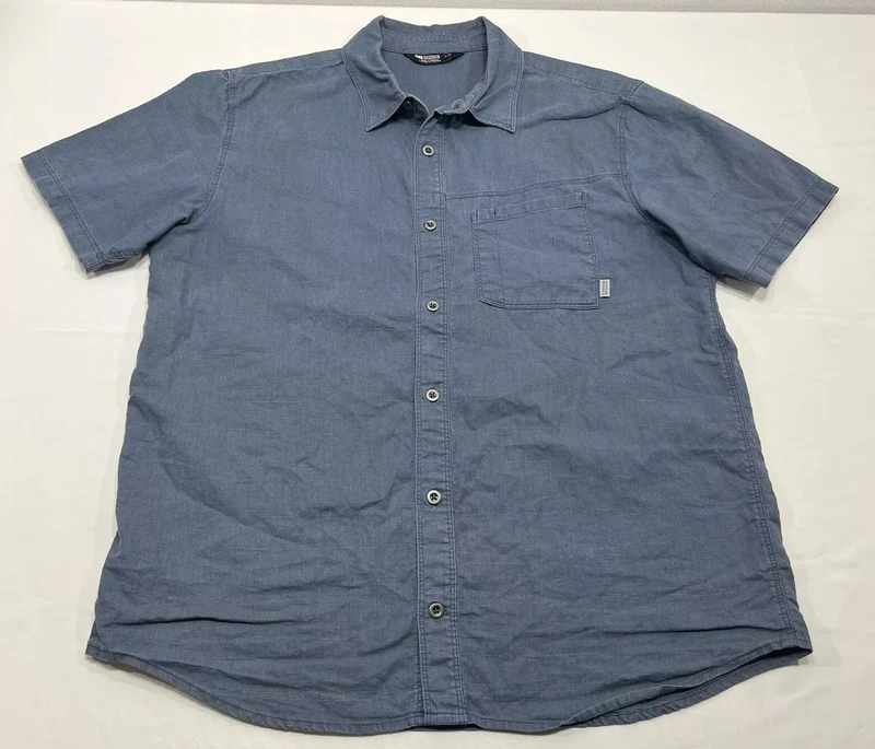 outdoor-research weisse short sleeve hiking camp hemp shirt