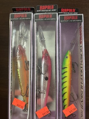 rapala fishing lures lot new Down Deep Husky Jerk