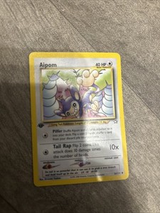 2000 Pokemon Neo Genesis 1st Edition Aipom 26/111 Mint / NM