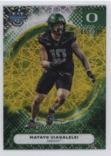 2025 Bowman U Yellow Lazer Refractor 85/250 Matayo Uiagalelei #74 0j3l