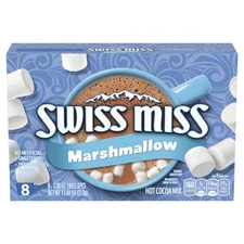 Swiss Miss Chocolate Hot Cocoa Mix with Marshmallows 8 Count Pack