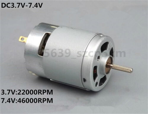 RS380 3.7V-7.4V High Speed DC Motor RC Model DIY Toys Parts / with Cooling Fan - Picture 1 of 5