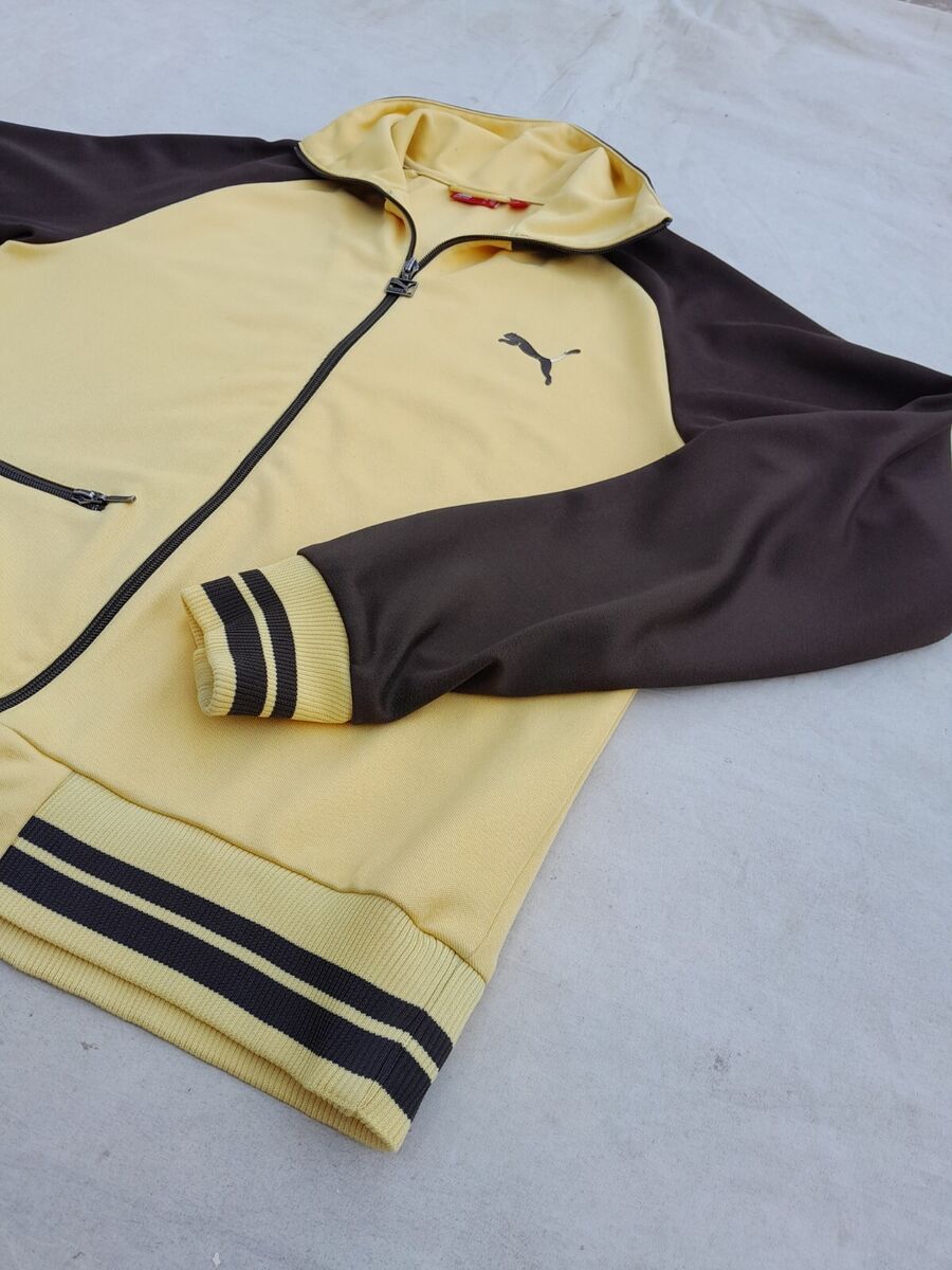 Vintage Puma Staten Island Track Jacket Mens Medium Brown Vintage Puma Staten Island Track Jacket Mens Medium Brown
