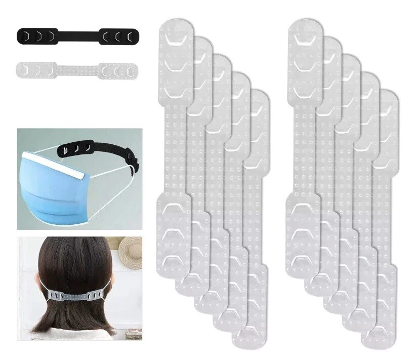 Маска для лица ушной крюк ушной ремень удлинитель маска фиксирующий зажим ушная экономия - 20 шт. - Изображение 2 из 4