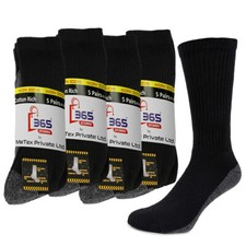 5-20 pairs Men's BIG FOOT Cotton Rich Sports Work Boot Socks Size 11-14