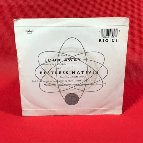 BIG COUNTRY Look Away 1986 UK 7" vinyl single Restless Natives 45 record C - Picture 2 of 4