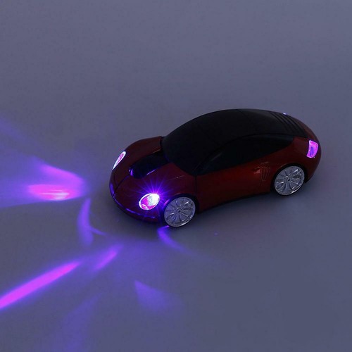 Car Shape 2.4GHz Wireless Cordless Optical Mouse Mice USB Receiver For PC AL - Picture 4 of 12