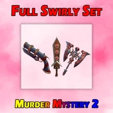Roblox MM2 Murder Mystery 2 ✨Full Swirly Set✨ | Fast Delivery | Cheap Price❗️