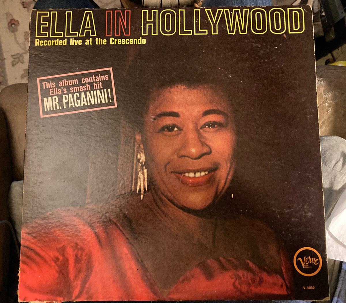 ELLA FITZGERALD ELLA IN HOLLYWOOD VERVE V-4052 VG+ Vinyl LP | eBay