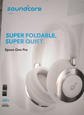 Soundcore Space One Pro cuffie senza Fili - White cream Foto illustrative, NUOVE