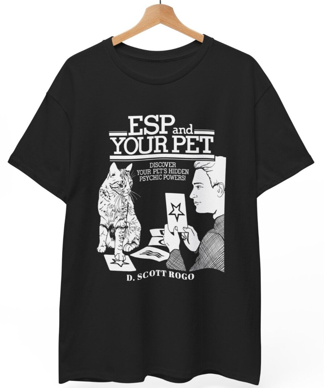 Psychic Pets Shirt – ESP Cute Cats Kawaii Weird Animal Lover Tee