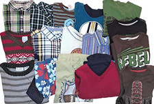 HUGE LOT Boys Kid Clothes 5 6 Gymboree Gap fall winter t shirts NWT boutique