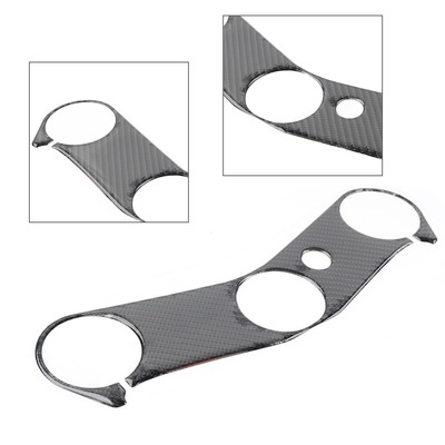 Carbon Gabelbrücke Top Clamp Oberen 3D Aufkleber Für Yamaha YZF-R1 2002-2006