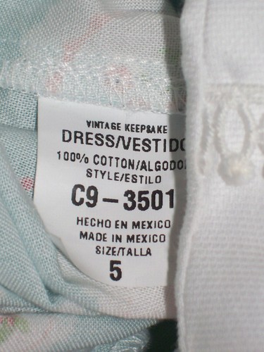 RicRac & Ruffles Darling Mae Vintage Keepsake Collection Dress Sz 5 - Picture 6 of 7