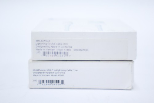Apple A1480 Lightning to USB Charging Cable 1m Apple A2561 USB-C to Lightning 1m - Picture 6 of 6