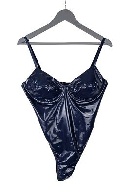 Adidas X Ivy Park blau Latex Body Beyoncé mehrere Größen neu mit Etikett