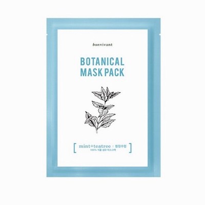 Botanical Mask Pack Pore Tightening And Sebum Control Mint Tea Tree