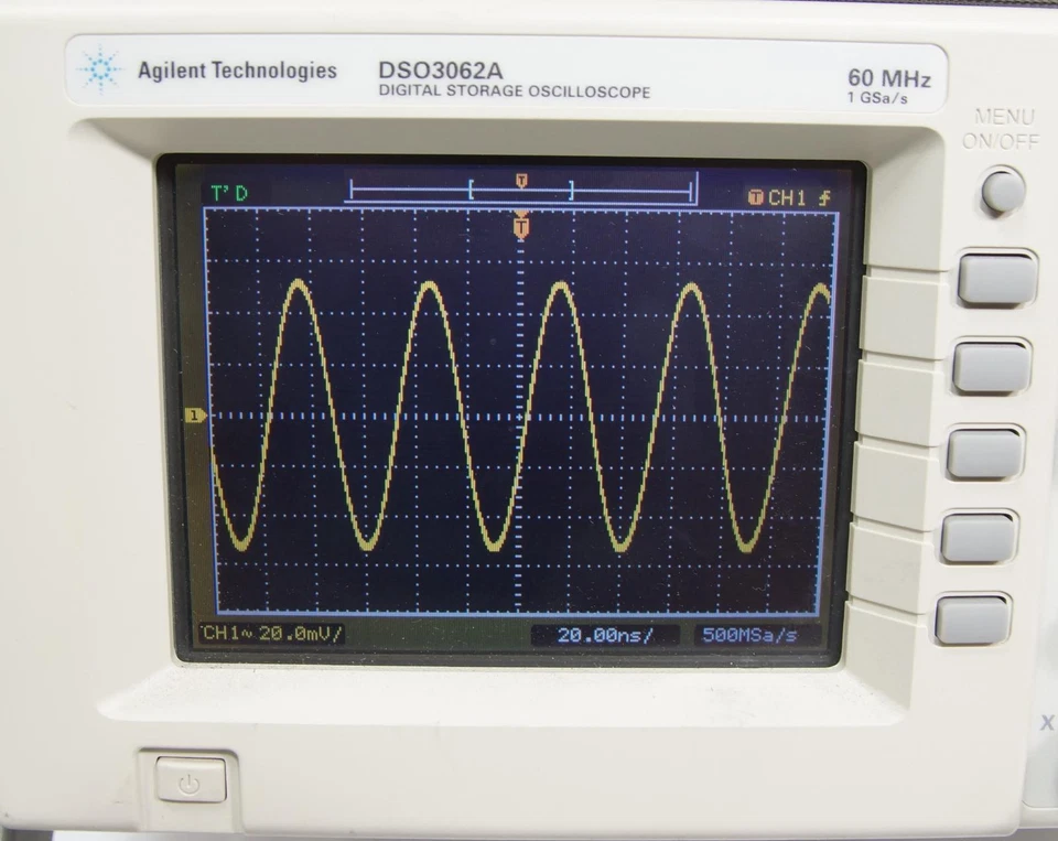 Agilent DSO3062 2CH 60 MHz Oscilloscope with N2865A USB Host Interface & Probes - Image 2 of 4