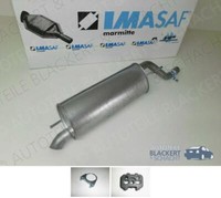 Imasaf Esd Auspuff Endtopf FüR Fiat Grande Punto 1.4 T-Jet 88KW 09/2007-+ZubehöR
