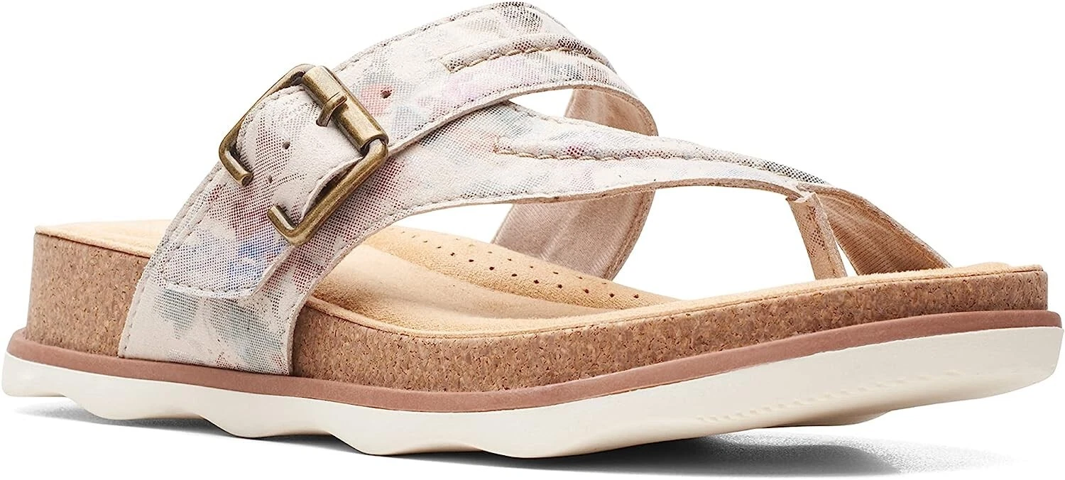 Sandalo infradito Clarks donna Brynn Madi interesse sabbia 6 5 5 5 comodo *LEGGI*