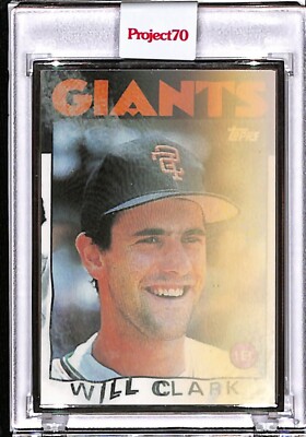 2021 TOPPS PROJECT 70 #182 WILL CLARK - BOBBY HUNDREDS P70 AP SILVER FRAME 49/51
