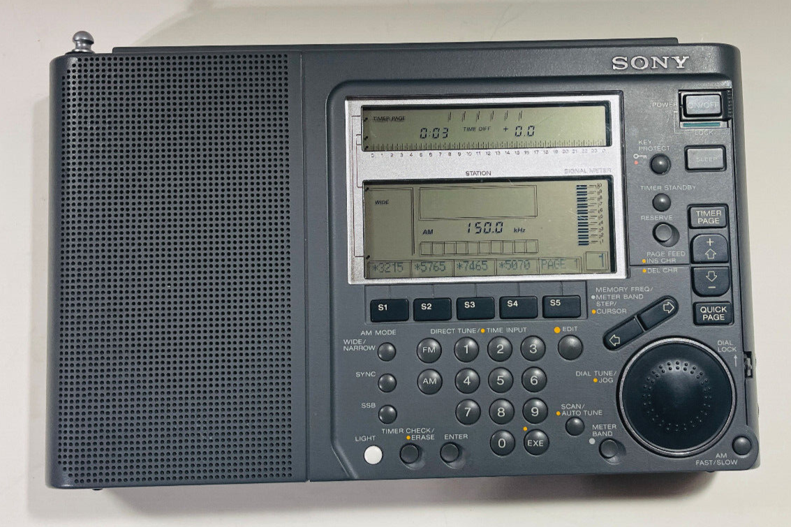 中古 SONY ソニー ICF-SW77 ワールドバンドラジオ BCLラジオ