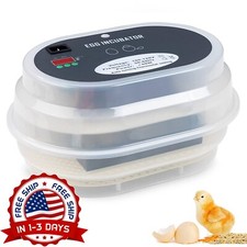 Incubadora De 9 Huevos Automatica Encubadora Para Gallina Pato Egg Incubator NEW