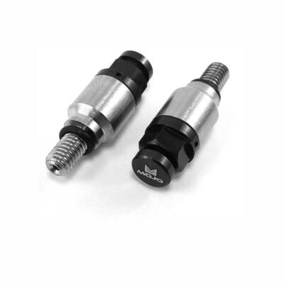 MOJO Suzuki Fork Bleeders - Black CNC Anodized | MOJO-SUZ-FB-BLK