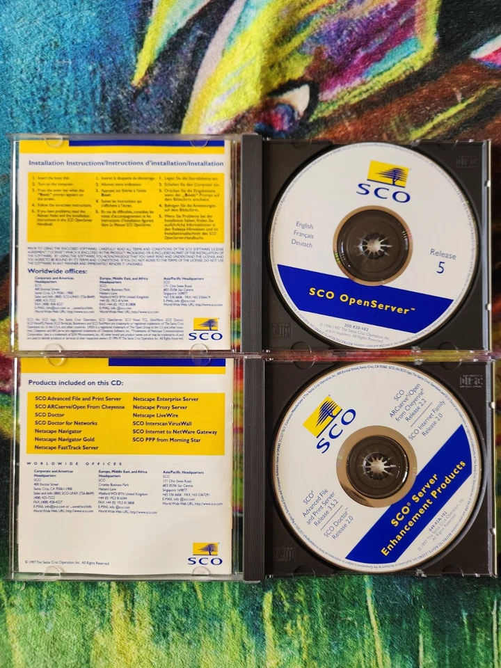 SCO Advanced File And Print Server - Ver. 3.5.2 | CIB - Mint Condition CD-ROM - Image 4 of 4