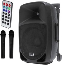 Cassa IS FR12AWV2 - Sistema audio @ Batteria -Ampl. da 12"/200W/ 2 microfoni 1pz