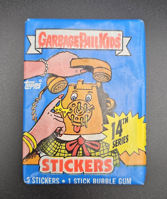1988 Topps Garbage Pail Kids Original 14th Series 1 Sealed Wax Pack