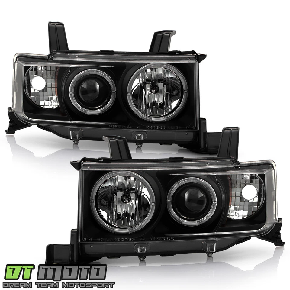 Faros proyectores halo LED negros 2004 2005 2006 Scion Xb faros izquierda+derecha Foto 3 de 4