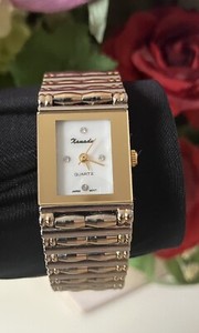 Vintage Xanadu Women's Watch -Gold / Silver Tone Band Lock Clasp