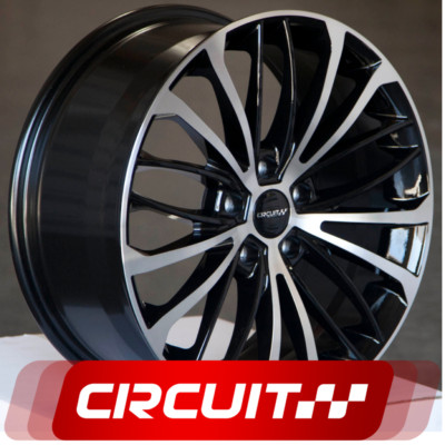 CIRCUIT PERFORMANCE CP36 18x8 5x114.3 +40 GLOSS BLACK/MACHINED WHEELS (SET OF 4)
