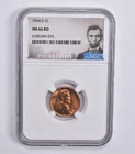 MS66 RD 1954-S Lincoln Wheat Cent NGC Special Lbl *1854