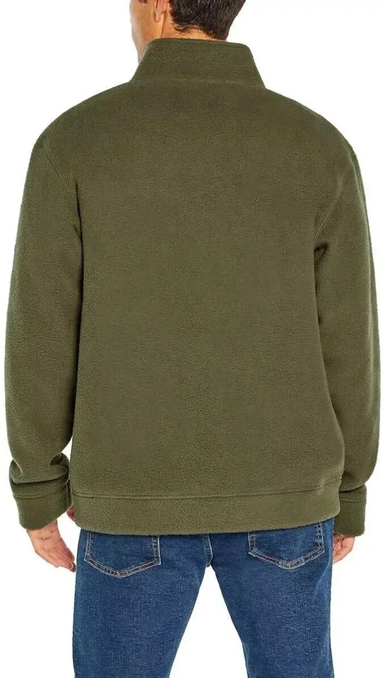 Orvis Men’s Heavyweight Full-Zip Fleece Jacket – Green - Image 2 of 4