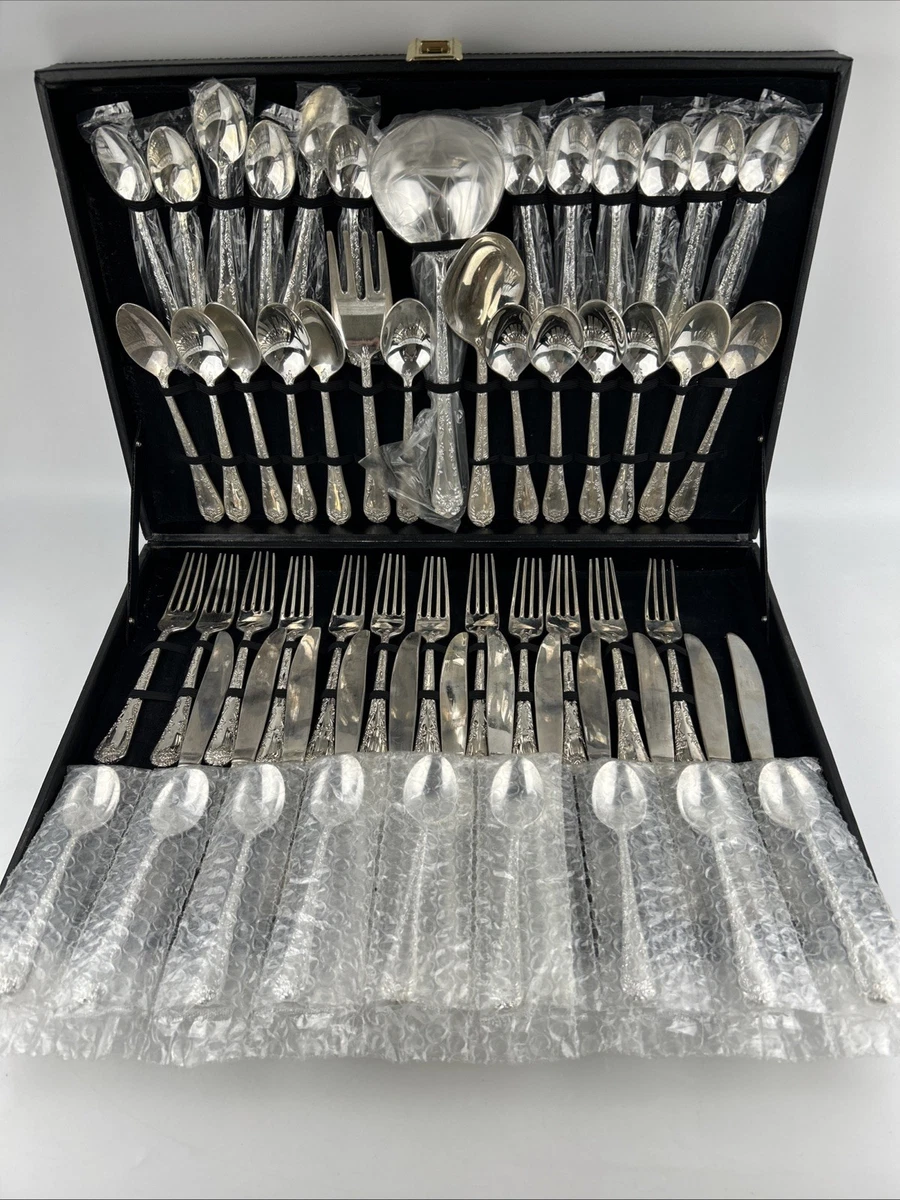 Wm. Rogers & Son Antique US Silver-Plated Flatware Sets for sale