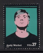 Scott 3652 - Andy Warhol, Artiste - MNH (S/A) 37c 2002 - Timbre Non Utilisé Neuf