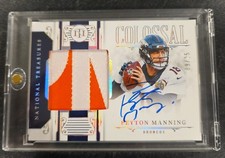 2025 Panini National Treasures - Colossal Signatures Peyton Manning #CS-PMA Holo