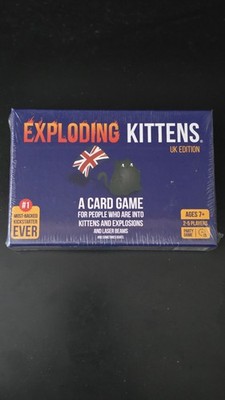 Exploding Kittens UK Edition seltene Sonderedition mit neuen Karten. VERSIEGELT