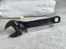 AMPRO 398, 6in. Adjustable Wrench, Dark Finish