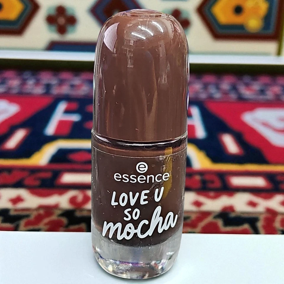 Essence Gel Nail Colour Nagellack 34 Love U So Mocha Vegan Braun farbig 💅 - Bild 3 von 4