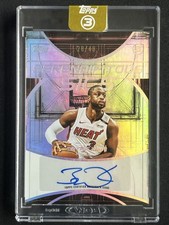 Dwyane Wade 2025-26 Topps Three 3 Serendipitous Sigs Silver Auto /49 #SS-DW
