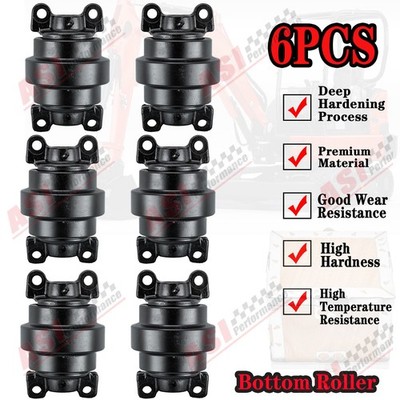 6Pcs Bottom Roller Fit KUBOTA KX101 Mini Excavator Undercarriage Track Roller