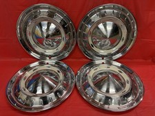 Vintage Set Of 4 1955 Chevrolet 15 Hubcaps Bel Air Two Ten