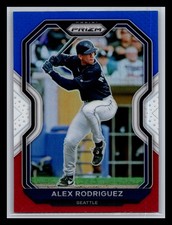 Alex Rodriguez Seattle Mariners #195 Prizm 2021 Panini Red/White/Blue Prizm