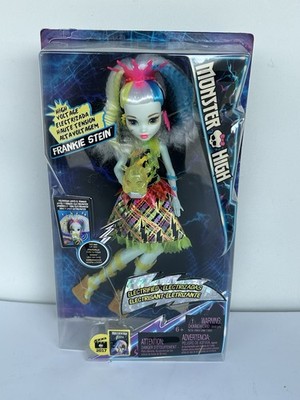 Monster High Electrified Frankie Stein Doll 2017 Mattel Lights Sounds NIB